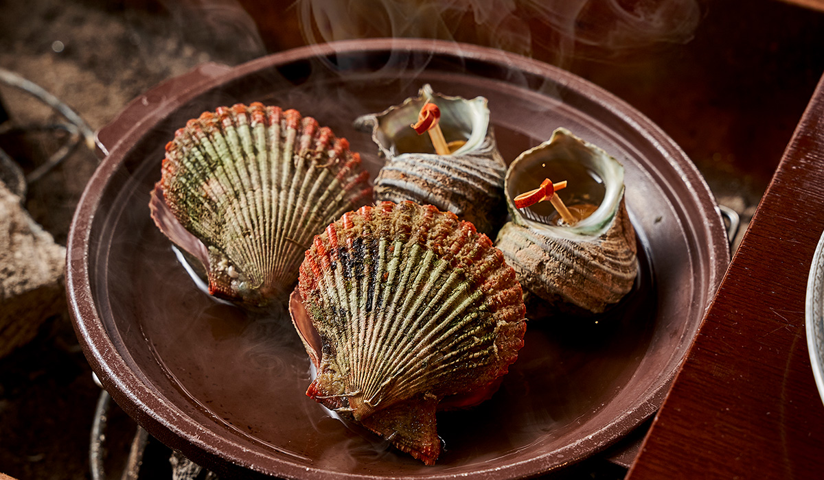 夕食 お部屋食 IRORIテーブル